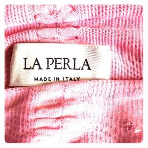 La Perla Italy pink tank with top support